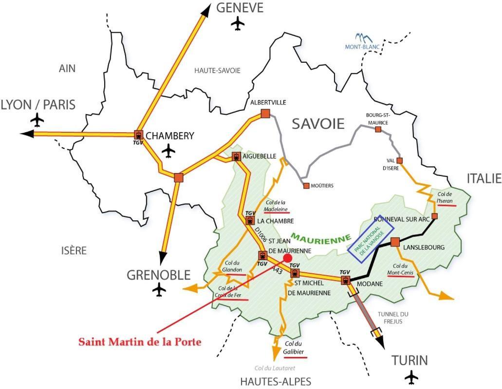Gite Le Bec D'Aigle 2 Pers Saint-Martin-de-la-Porte Exterior foto